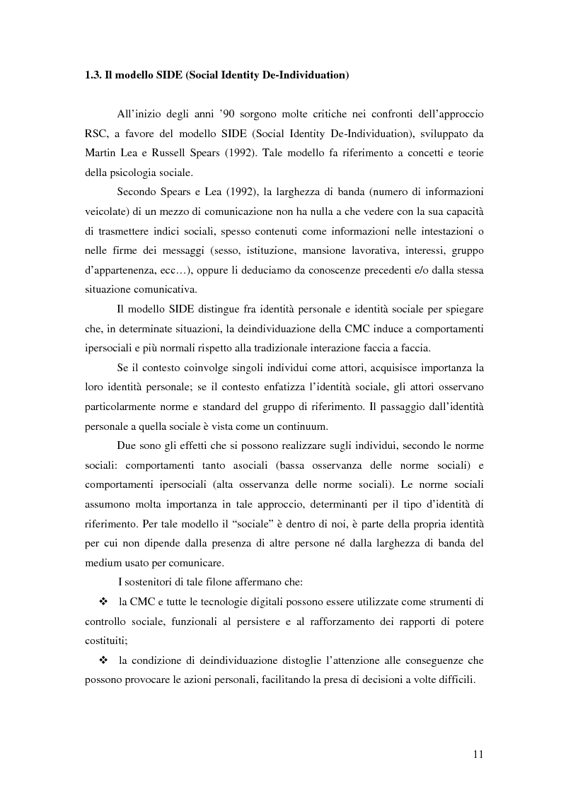 Anteprima della tesi: Nuove tecnologie e comunicazione organizzativa: il caso Bernie., Pagina 8