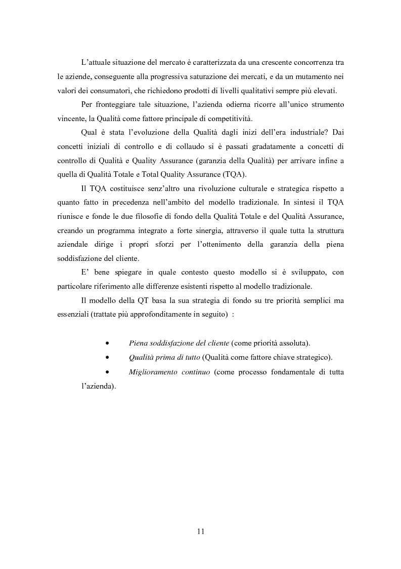 Anteprima della tesi: Gestione della Qualità in ambito scolastico, Pagina 8