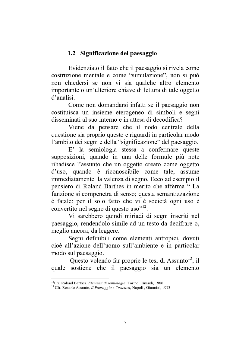 Anteprima della tesi: Il paesaggio diverso nel cinema italiano degli anni novanta. Prospettive, regionalismi e differenti visioni, Pagina 10