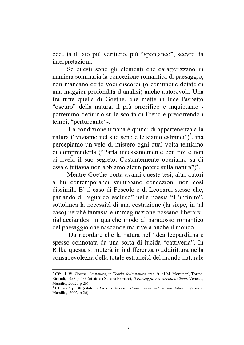 Anteprima della tesi: Il paesaggio diverso nel cinema italiano degli anni novanta. Prospettive, regionalismi e differenti visioni, Pagina 6