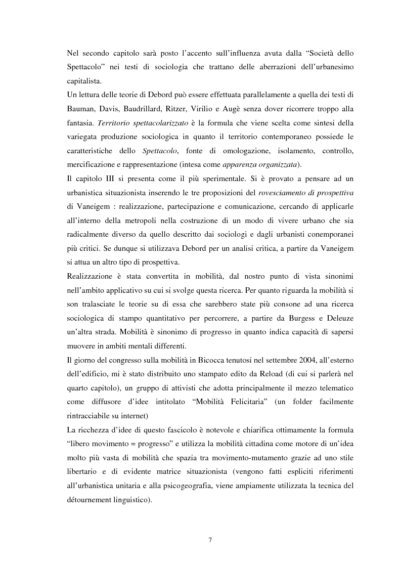 Anteprima della tesi: Situazionismo e critica urbana: esperienze di partecipazione sociale sul territorio, Pagina 3