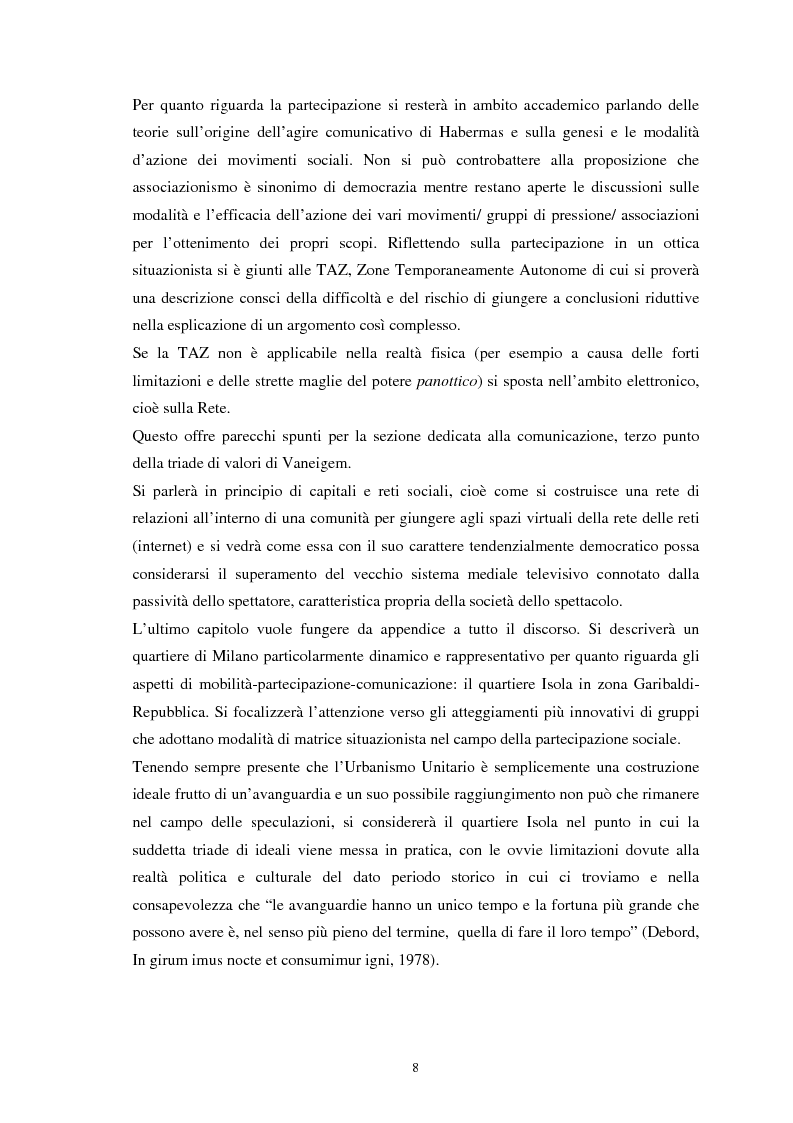 Anteprima della tesi: Situazionismo e critica urbana: esperienze di partecipazione sociale sul territorio, Pagina 4