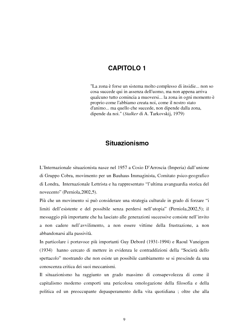 Anteprima della tesi: Situazionismo e critica urbana: esperienze di partecipazione sociale sul territorio, Pagina 5