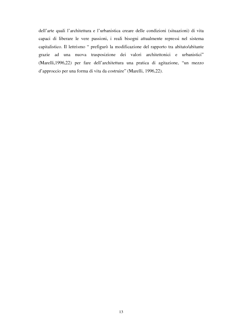 Anteprima della tesi: Situazionismo e critica urbana: esperienze di partecipazione sociale sul territorio, Pagina 9