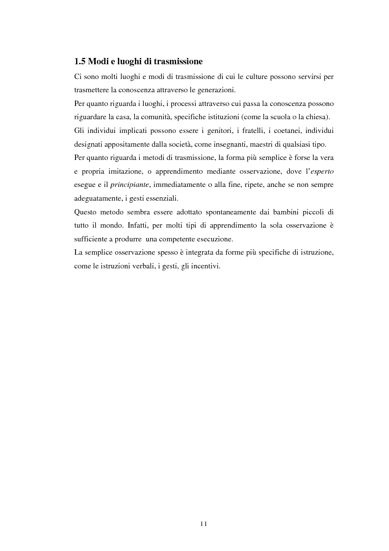 Anteprima della tesi: Emozioni e cultura nelle idee di insegnanti di scuola materna italiane e spagnole, Pagina 11