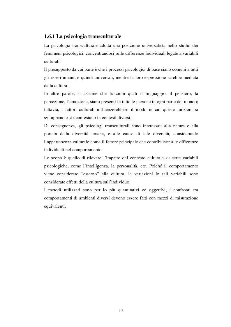 Anteprima della tesi: Emozioni e cultura nelle idee di insegnanti di scuola materna italiane e spagnole, Pagina 13