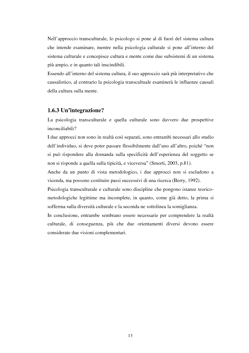 Anteprima della tesi: Emozioni e cultura nelle idee di insegnanti di scuola materna italiane e spagnole, Pagina 15
