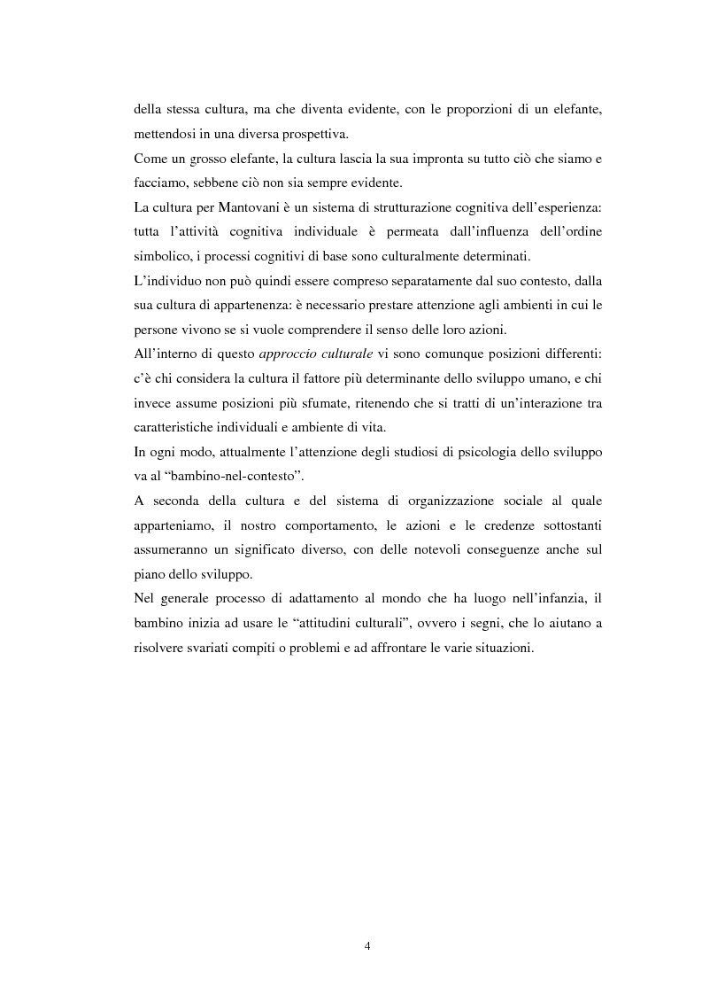 Anteprima della tesi: Emozioni e cultura nelle idee di insegnanti di scuola materna italiane e spagnole, Pagina 4