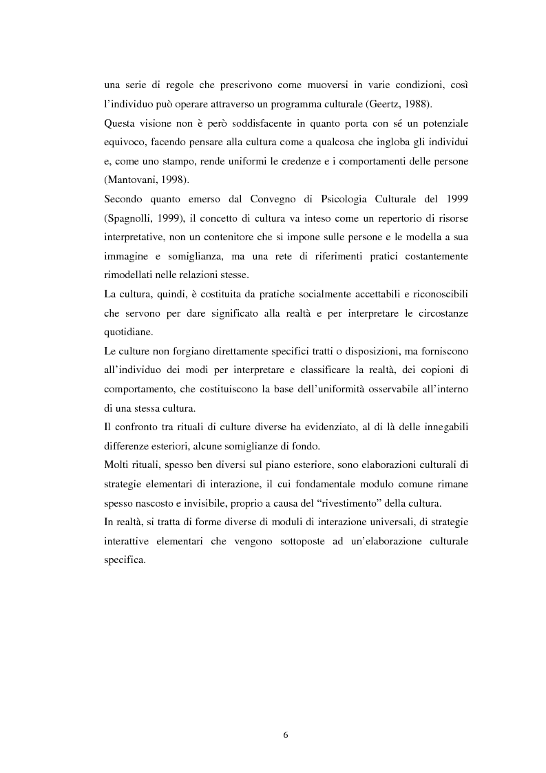 Anteprima della tesi: Emozioni e cultura nelle idee di insegnanti di scuola materna italiane e spagnole, Pagina 6