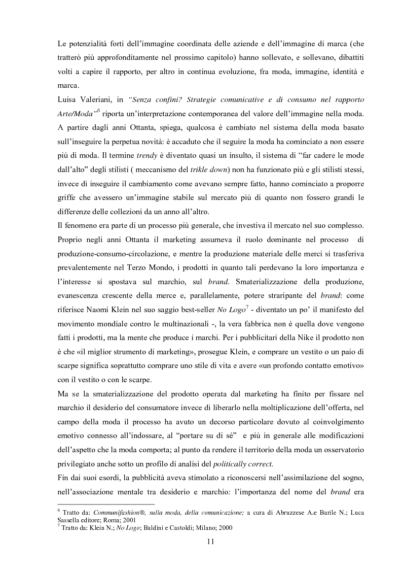 Anteprima della tesi: Moda tra immagine ed identità, Pagina 10