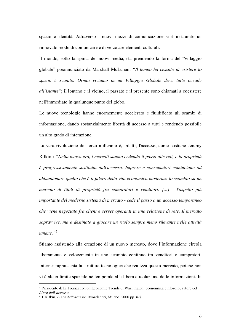 Anteprima della tesi: Nuove forme di comunicazione pubblicitaria su mezzi non tradizionali, Pagina 3