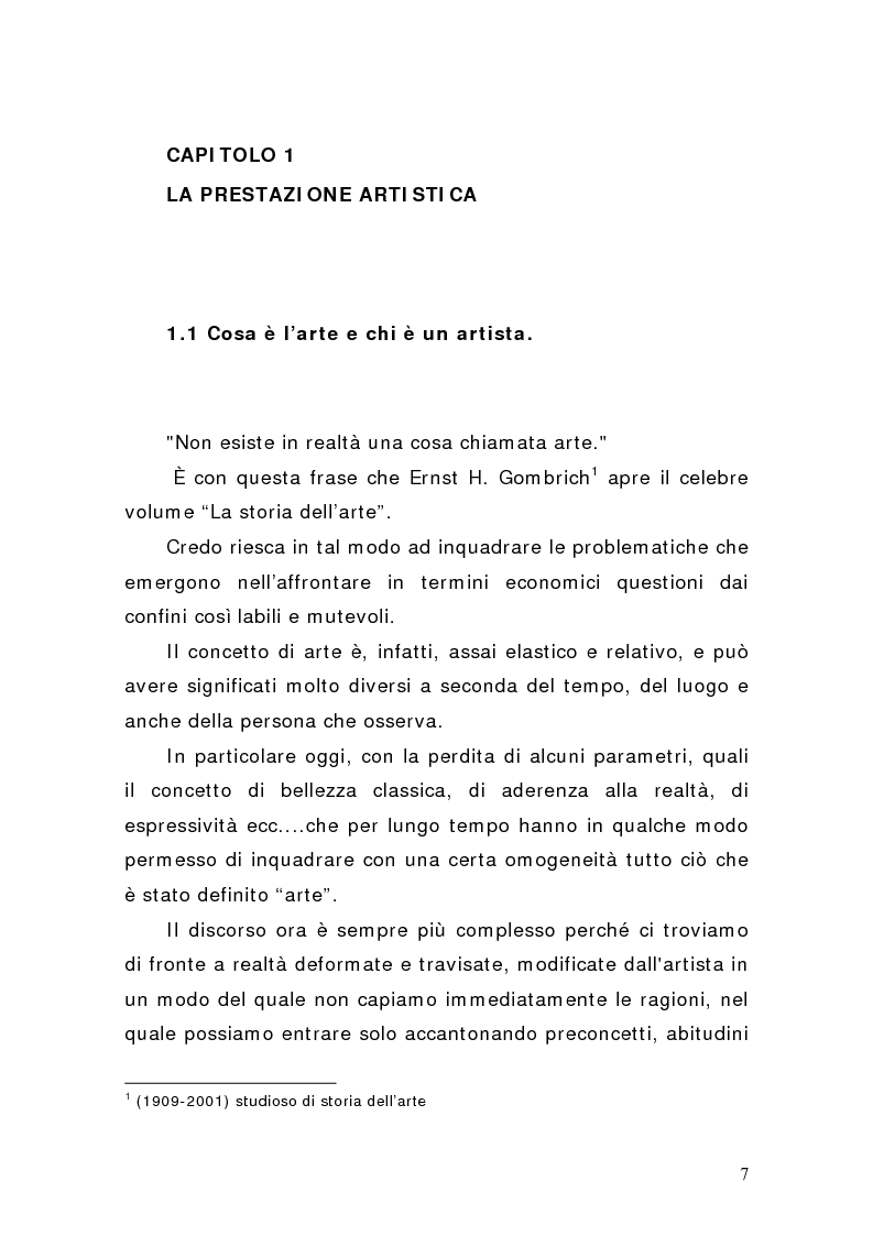 Anteprima della tesi: Artisti e mercati del lavoro: dinamiche occupazionali, Pagina 3