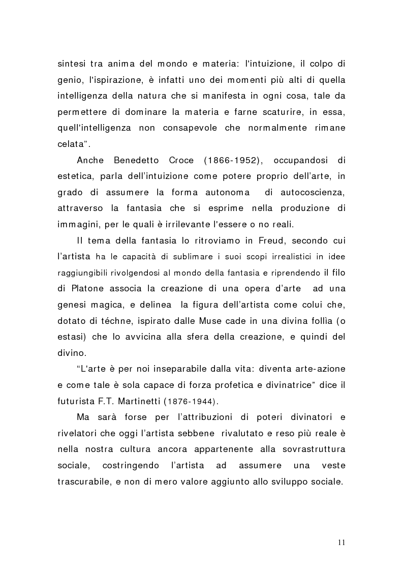 Anteprima della tesi: Artisti e mercati del lavoro: dinamiche occupazionali, Pagina 7