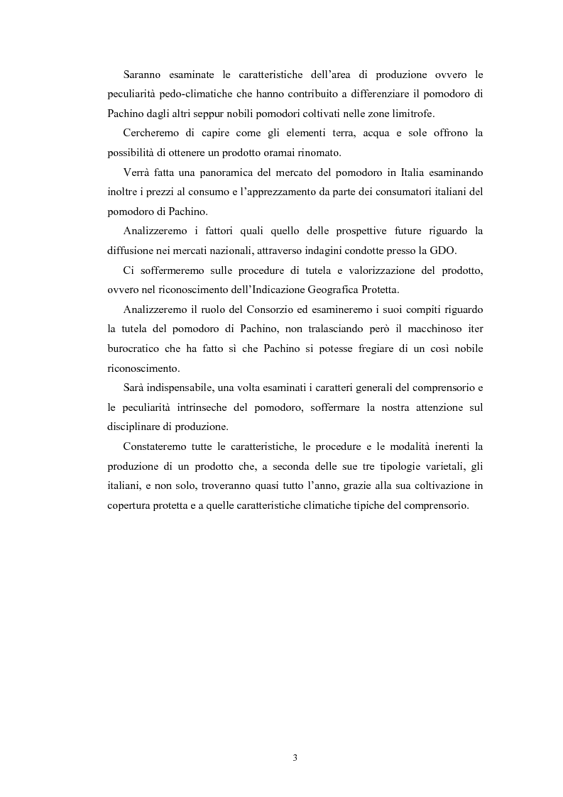Anteprima della tesi: L'Indicazione Geografica Protetta ''Pomodoro di Pachino'', Pagina 2