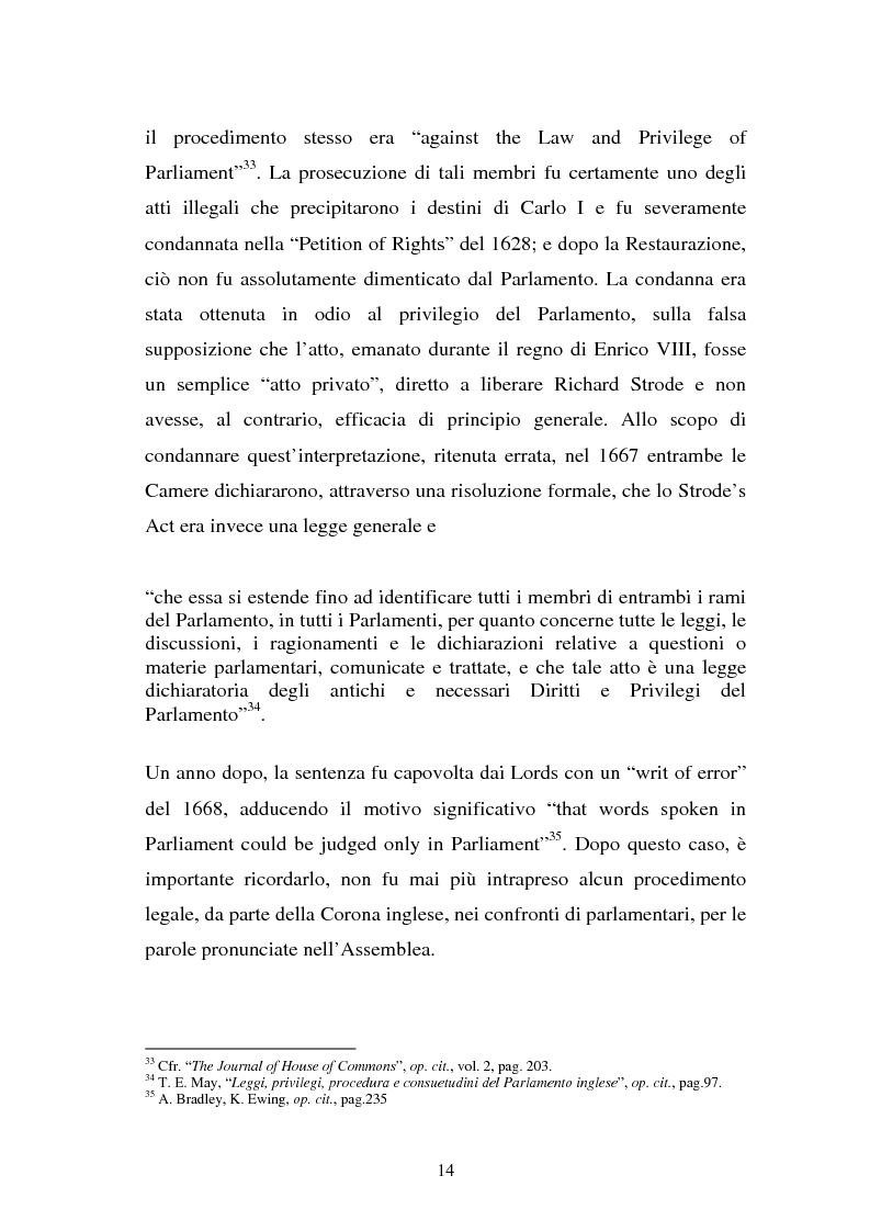 Anteprima della tesi: Le immunità parlamentari nei paesi dell'Unione Europea, Pagina 11