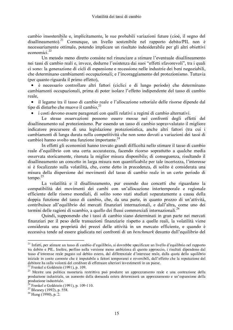 Anteprima della tesi: Volatilità dei tassi di cambio e regolamentazione dei movimenti internazionali di capitali, Pagina 10