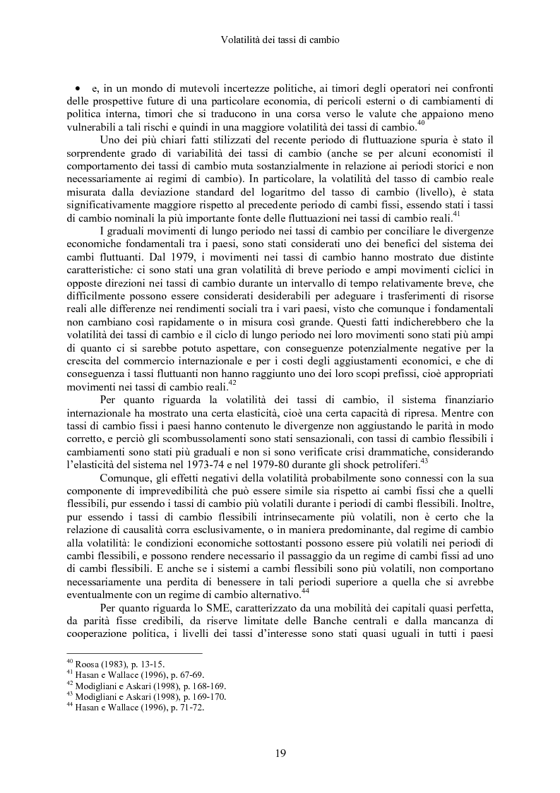 Anteprima della tesi: Volatilità dei tassi di cambio e regolamentazione dei movimenti internazionali di capitali, Pagina 14
