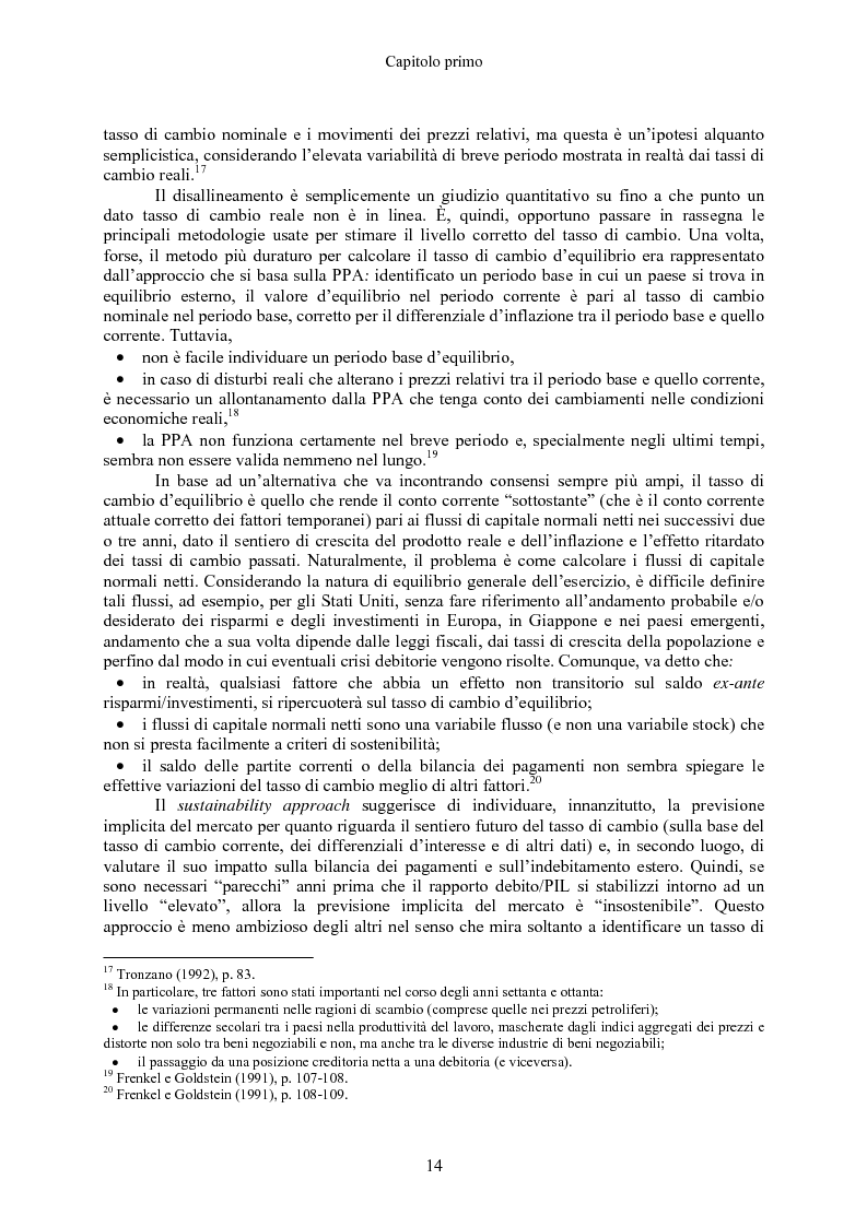 Anteprima della tesi: Volatilità dei tassi di cambio e regolamentazione dei movimenti internazionali di capitali, Pagina 9