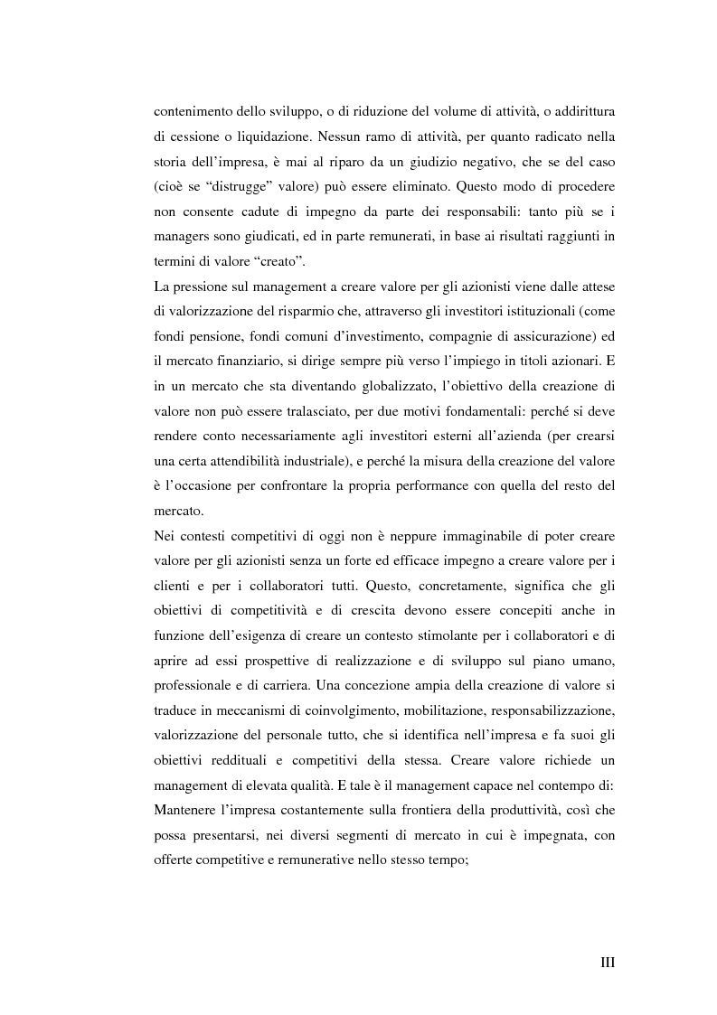 Anteprima della tesi: Creazione di Valore nel Settore delle Acque Minerali: il caso San Benedetto S.P.A., Pagina 3
