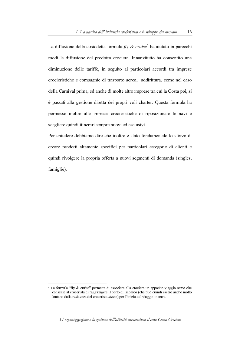Anteprima della tesi: L'organizzazione e la gestione dell'attività crocieristica: il caso Costa Crociere, Pagina 13