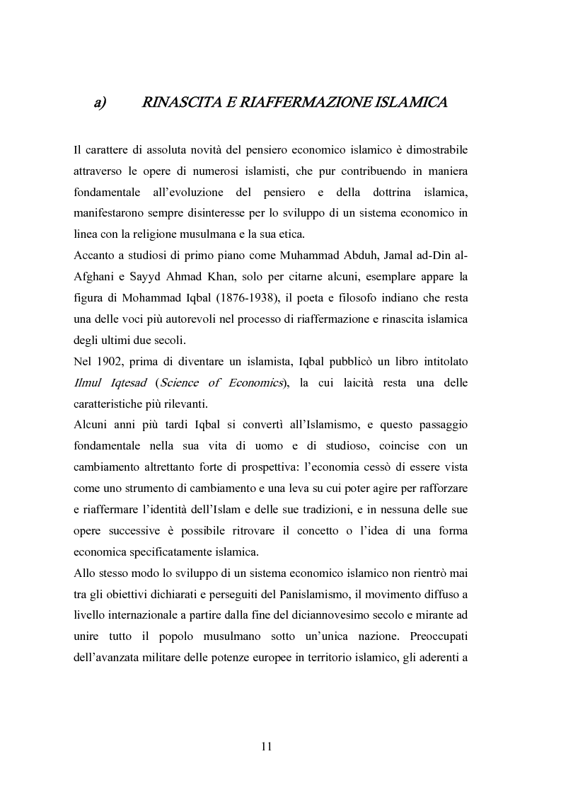 Anteprima della tesi: Il modello economico islamico Aspetti socio-economici ed etici, Pagina 11