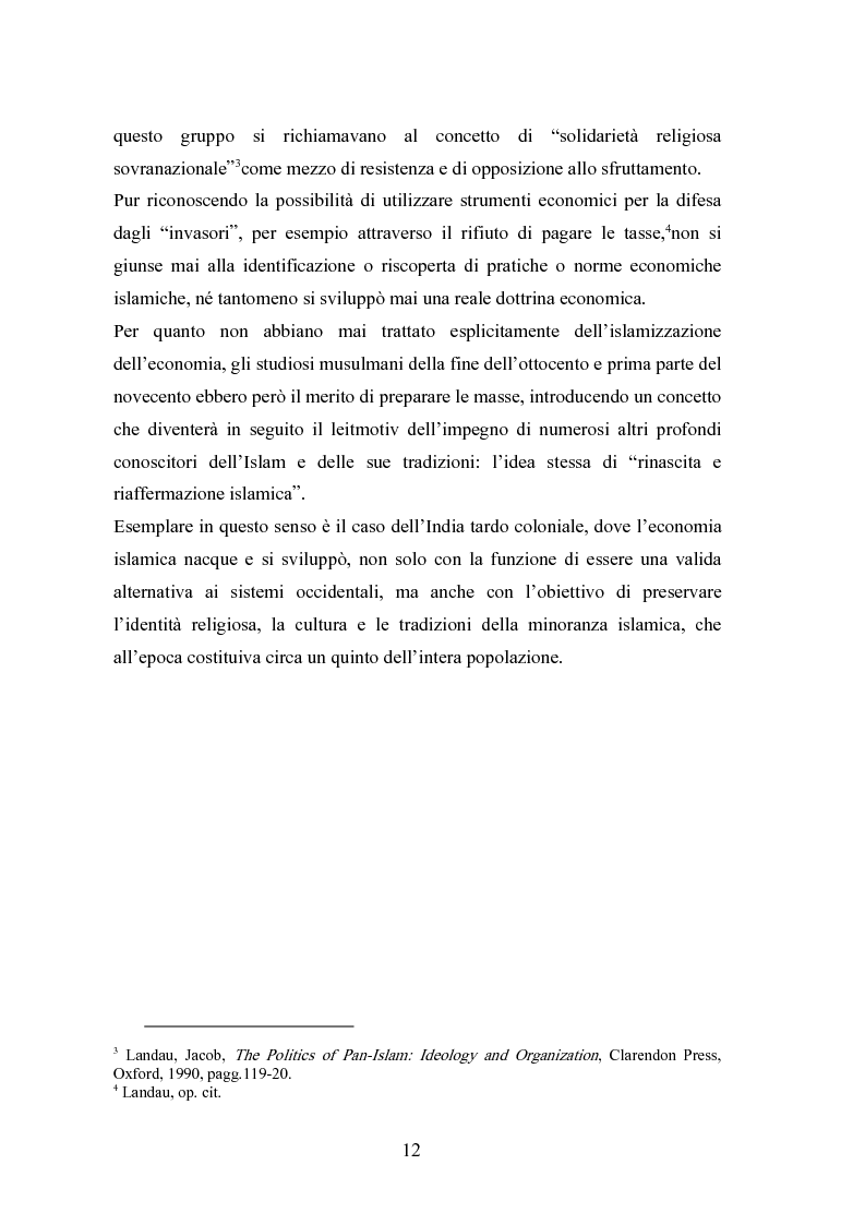 Anteprima della tesi: Il modello economico islamico Aspetti socio-economici ed etici, Pagina 12