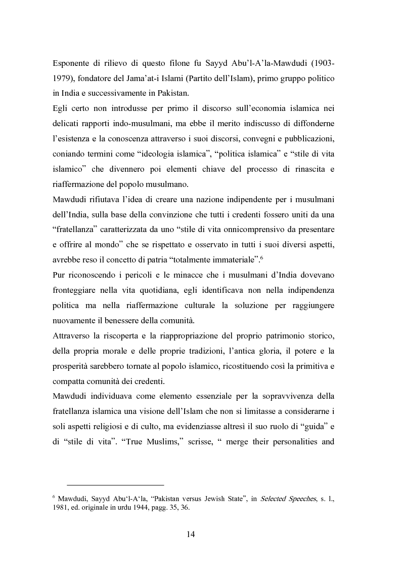 Anteprima della tesi: Il modello economico islamico Aspetti socio-economici ed etici, Pagina 14