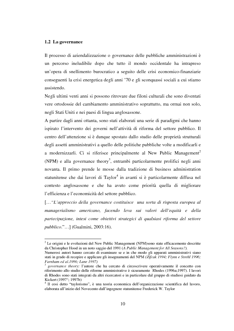 Anteprima della tesi: Semplificazione e partecipazione nella pubblica amministrazione. L'esperienza della A.S.L. di Cremona, Pagina 6