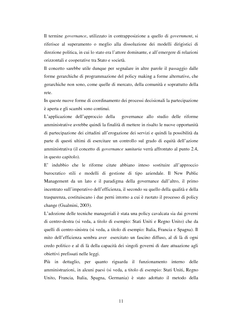 Anteprima della tesi: Semplificazione e partecipazione nella pubblica amministrazione. L'esperienza della A.S.L. di Cremona, Pagina 7