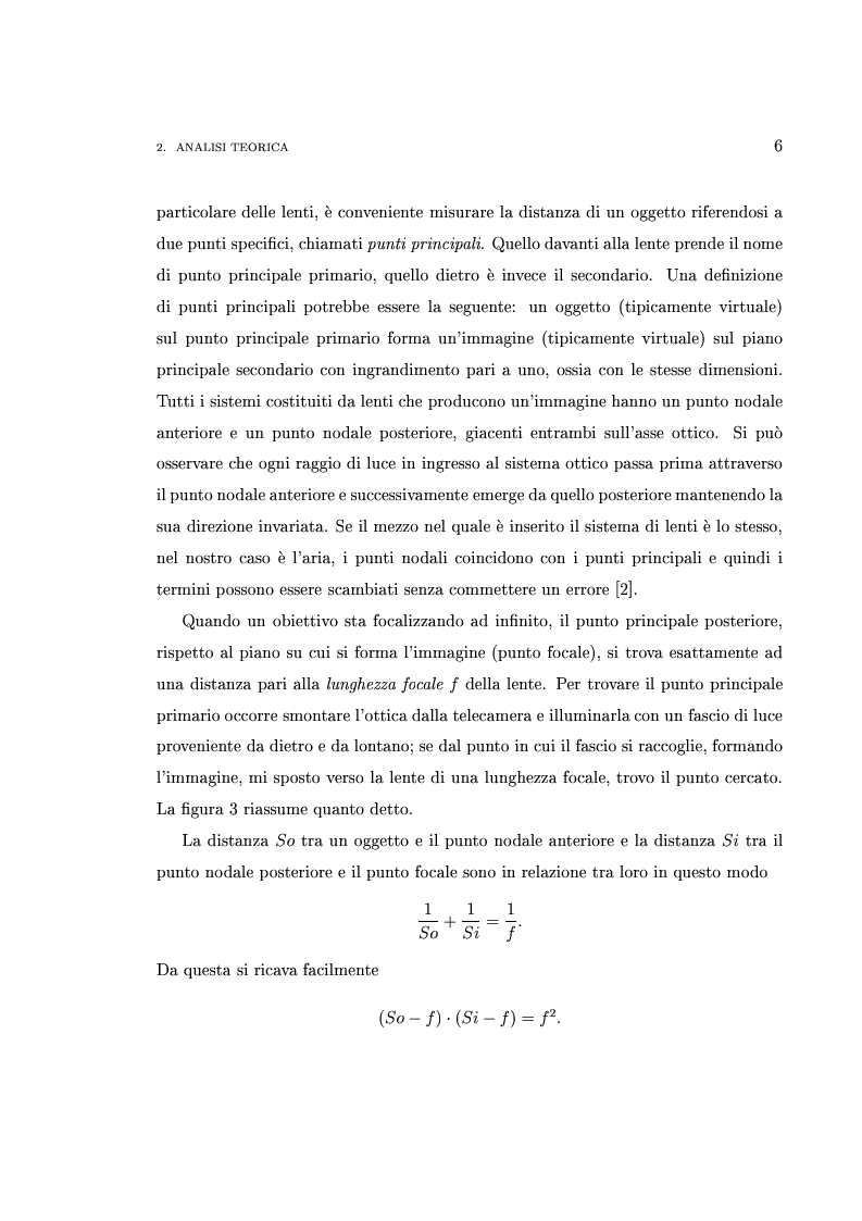 Anteprima della tesi: Interfaccia software per l'analisi e la verifica sperimentale delle componenti ottiche di sistemi di visione robotici, Pagina 6