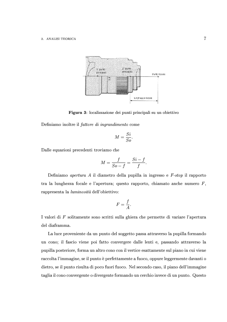 Anteprima della tesi: Interfaccia software per l'analisi e la verifica sperimentale delle componenti ottiche di sistemi di visione robotici, Pagina 7