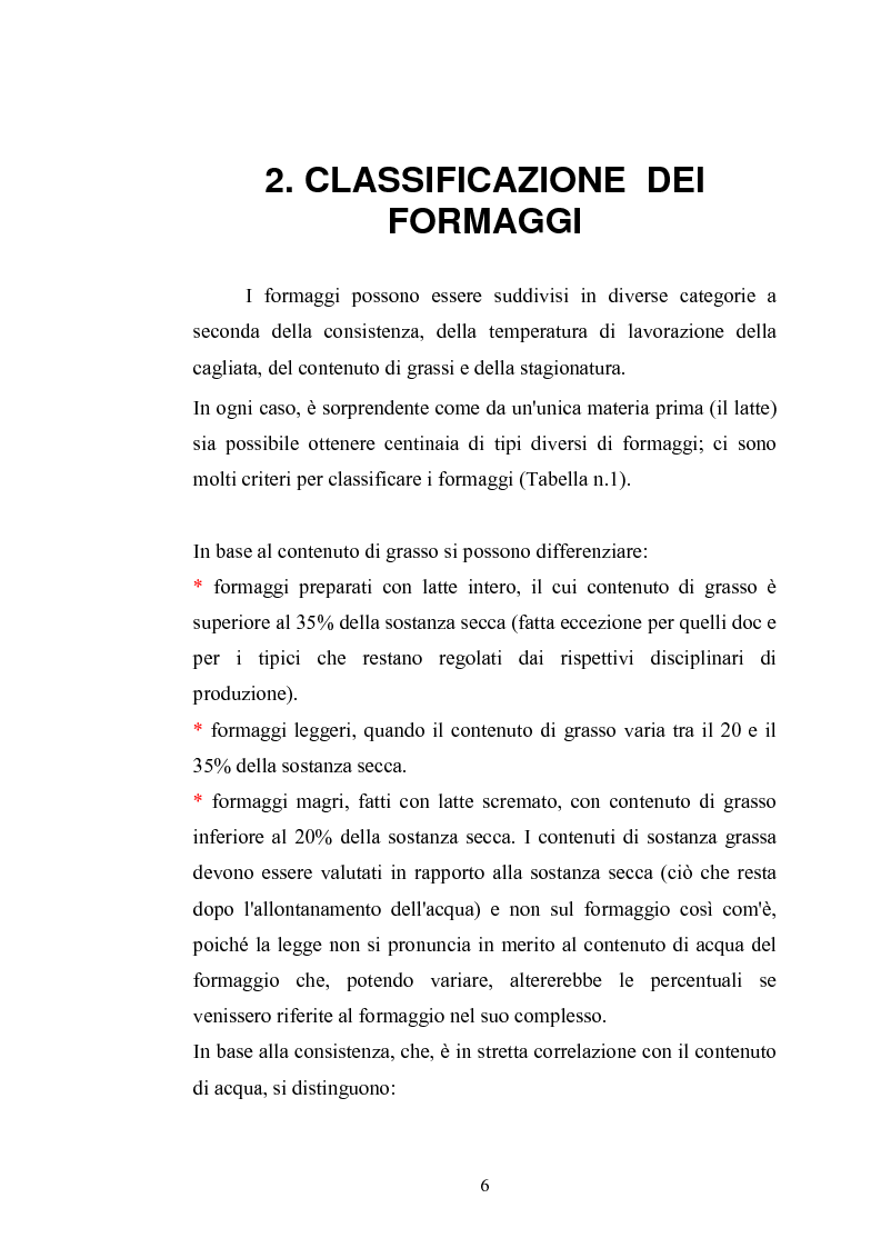 Anteprima della tesi: Studio per il miglioramento del caciocavallo di Vastogirardi, Pagina 4
