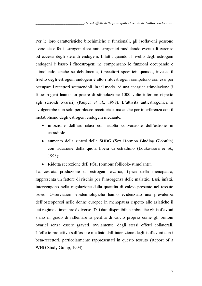 Anteprima della tesi: Alchilfenoli e metalli pesanti ad attività endocrino-mometica: possibili interazioni, Pagina 7