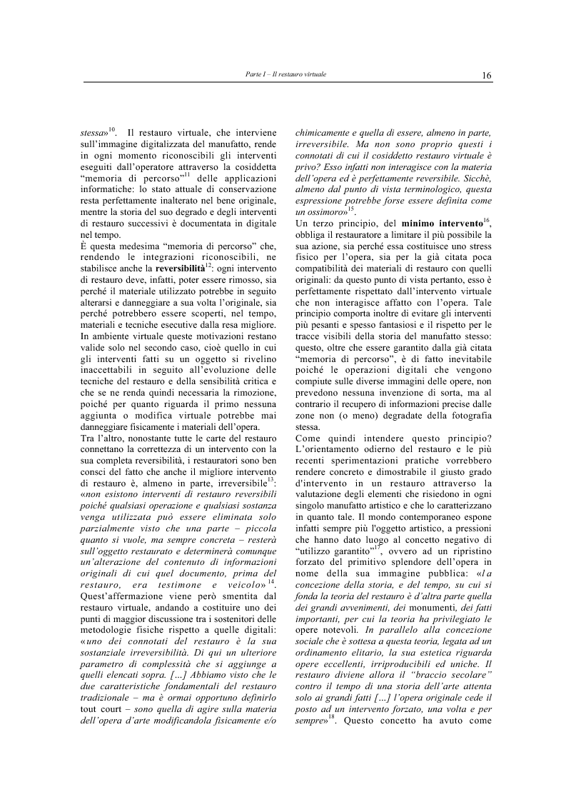Anteprima della tesi: Il restauro virtuale, Pagina 11