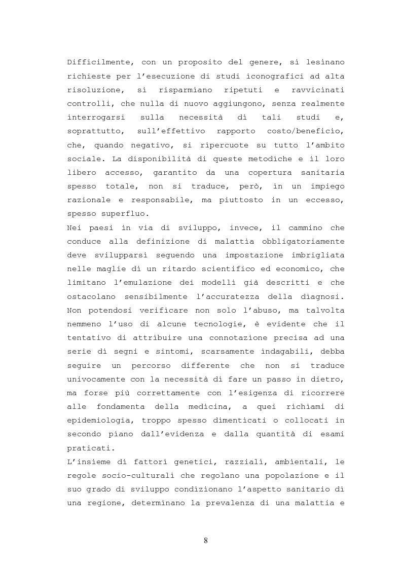 Anteprima della tesi: Patologie urologiche e welfare: confronto tra realtà italiana e di alcune aree del Sud America, Pagina 5