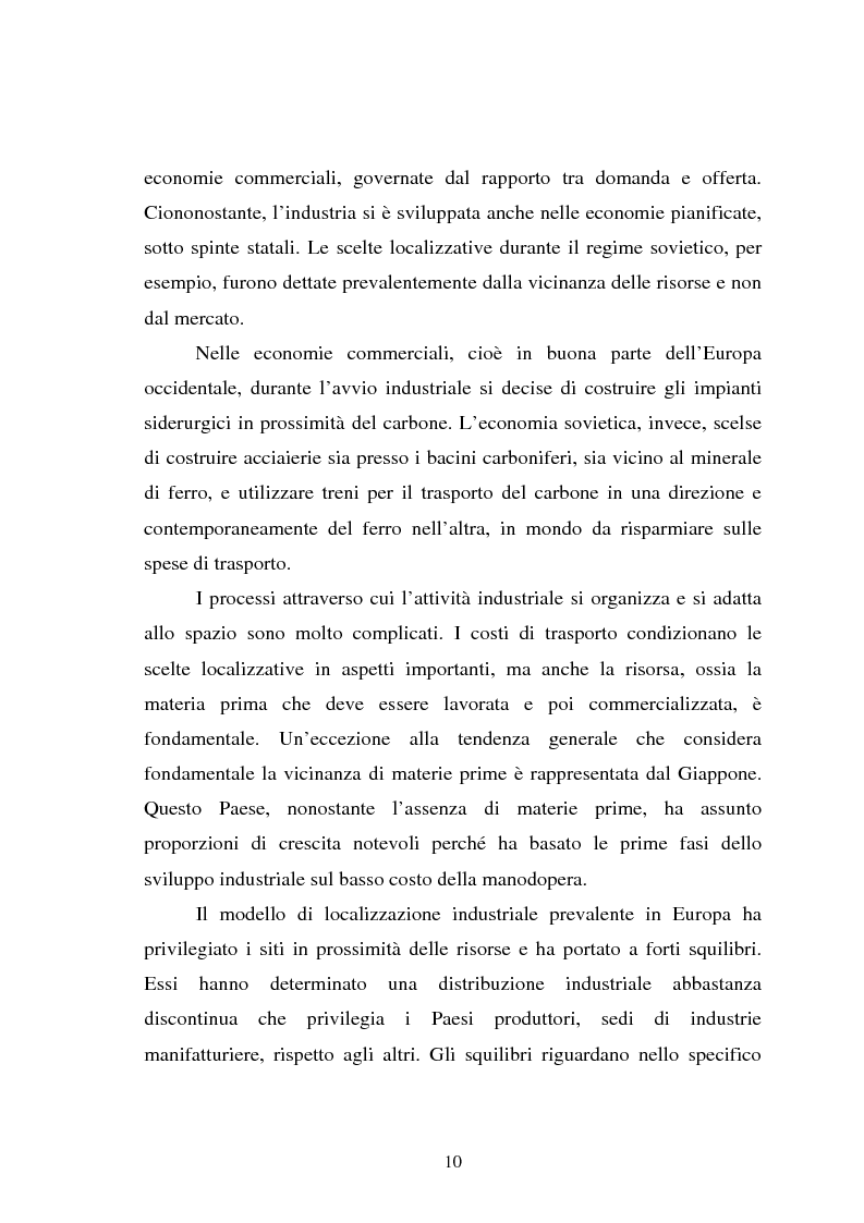 Anteprima della tesi: Il fenomeno della deindustrializzazione in Germania: ipotesi di riconversione funzionale a Duisburg e Düsseldorf, Pagina 10