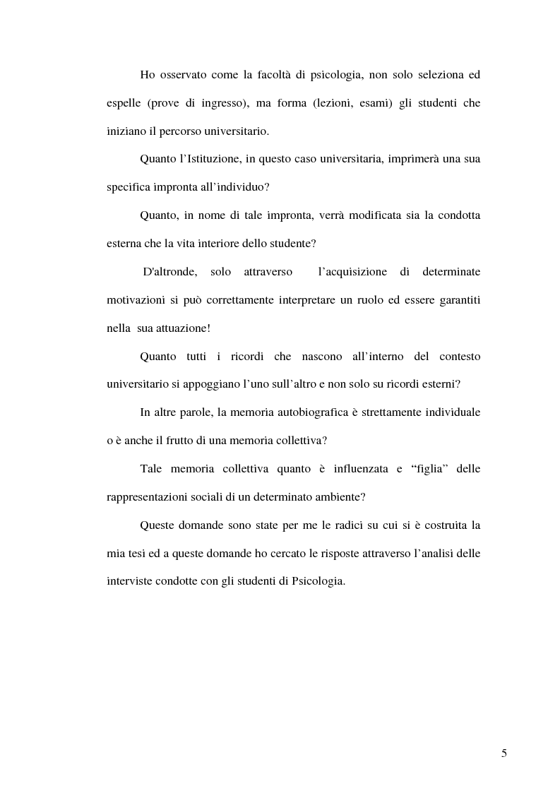 Anteprima della tesi: Natura sociale della Memoria, Pagina 2