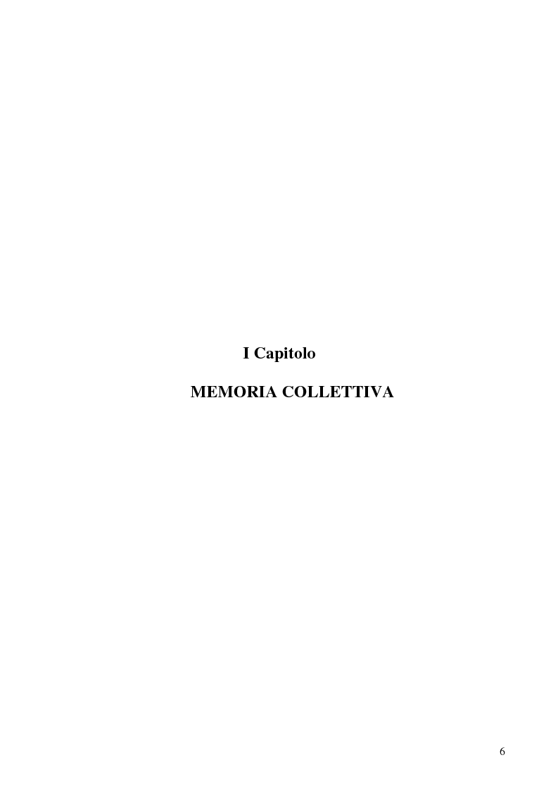 Anteprima della tesi: Natura sociale della Memoria, Pagina 3