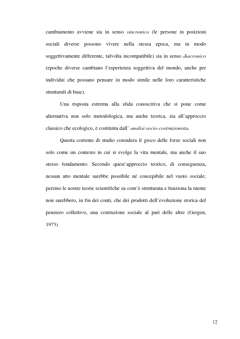 Anteprima della tesi: Natura sociale della Memoria, Pagina 9