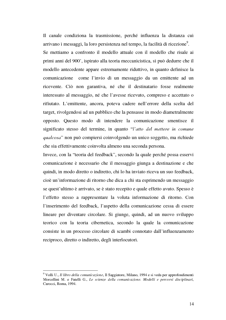 Anteprima della tesi: La comunicazione pubblicitaria delle imprese di servizi, Pagina 10