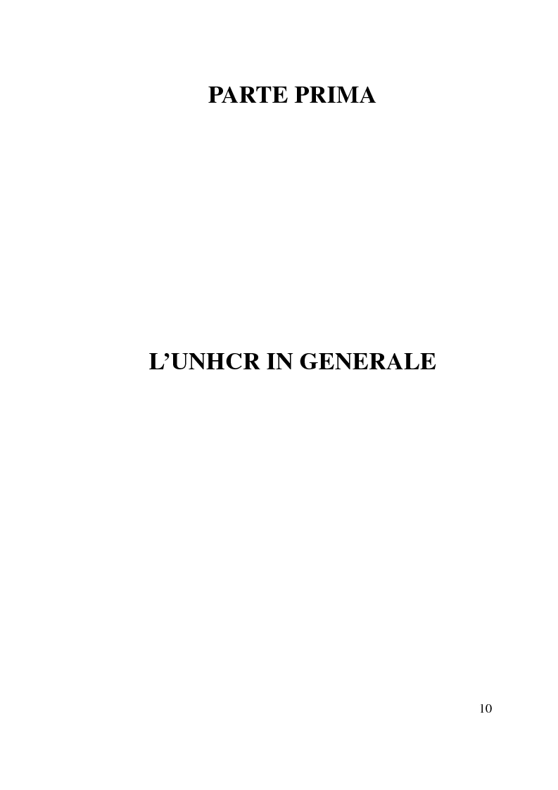 Anteprima della tesi: I beneficiari dell'attività dell'Alto Commissariato delle Nazioni Unite per i Rifugiati., Pagina 4