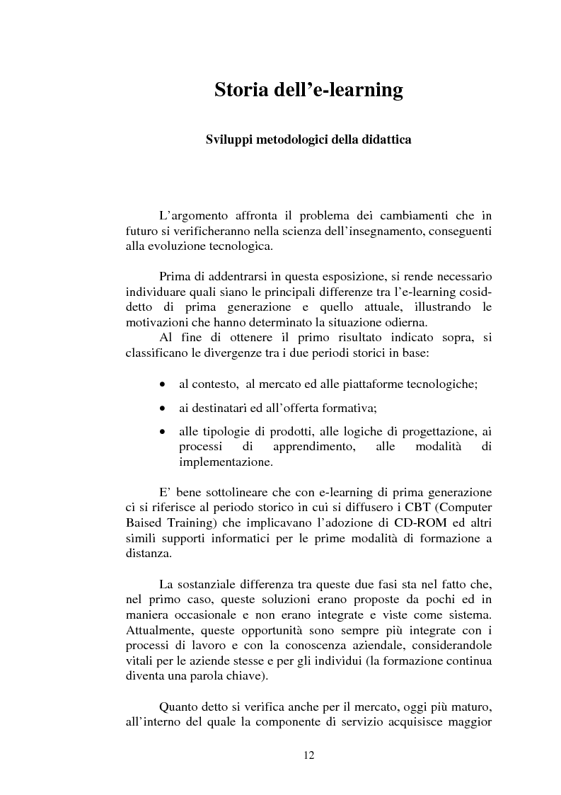 Anteprima della tesi: I servizi di e-learning distribuiti su reti WiFi, Pagina 9