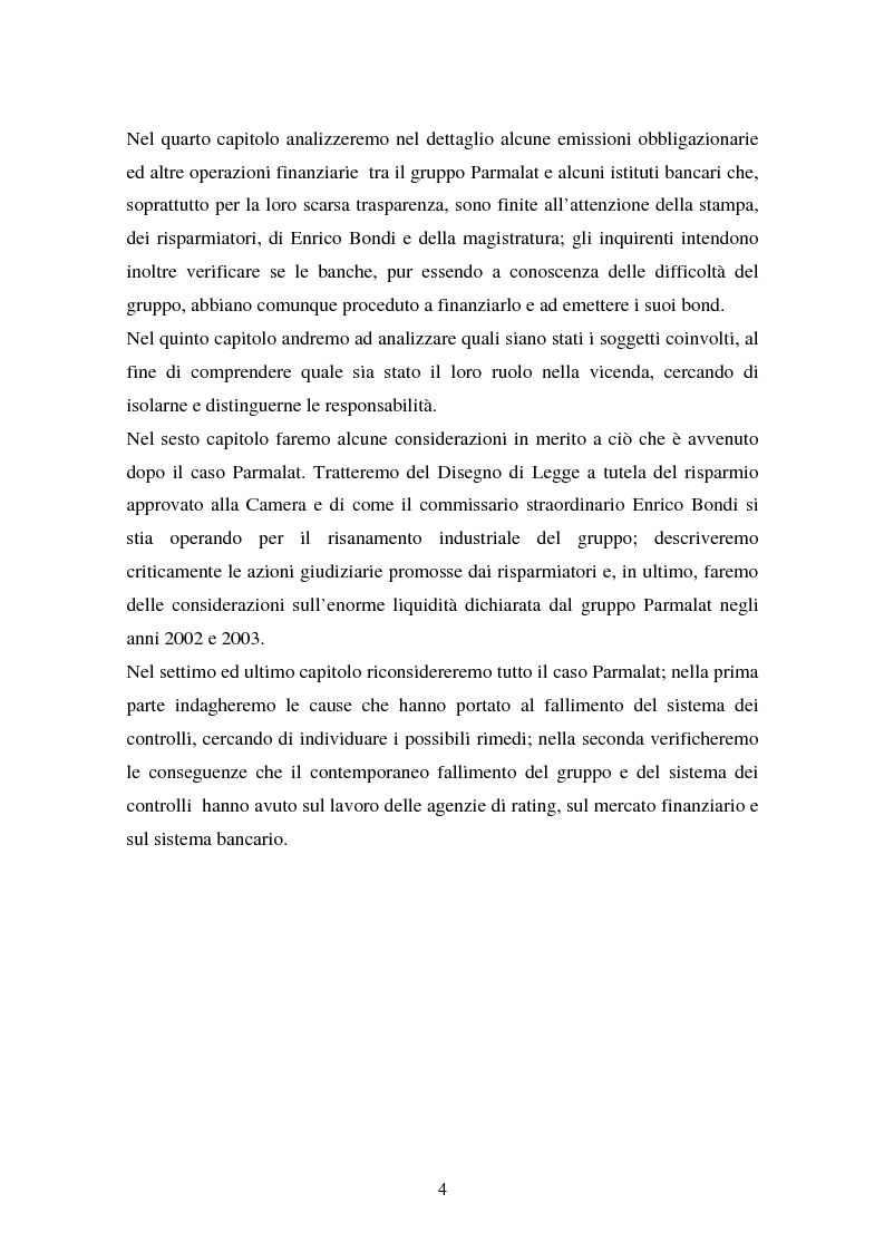 Anteprima della tesi: Il fallimento del sistema dei controlli interni ed esterni nel caso Parmalat, Pagina 4