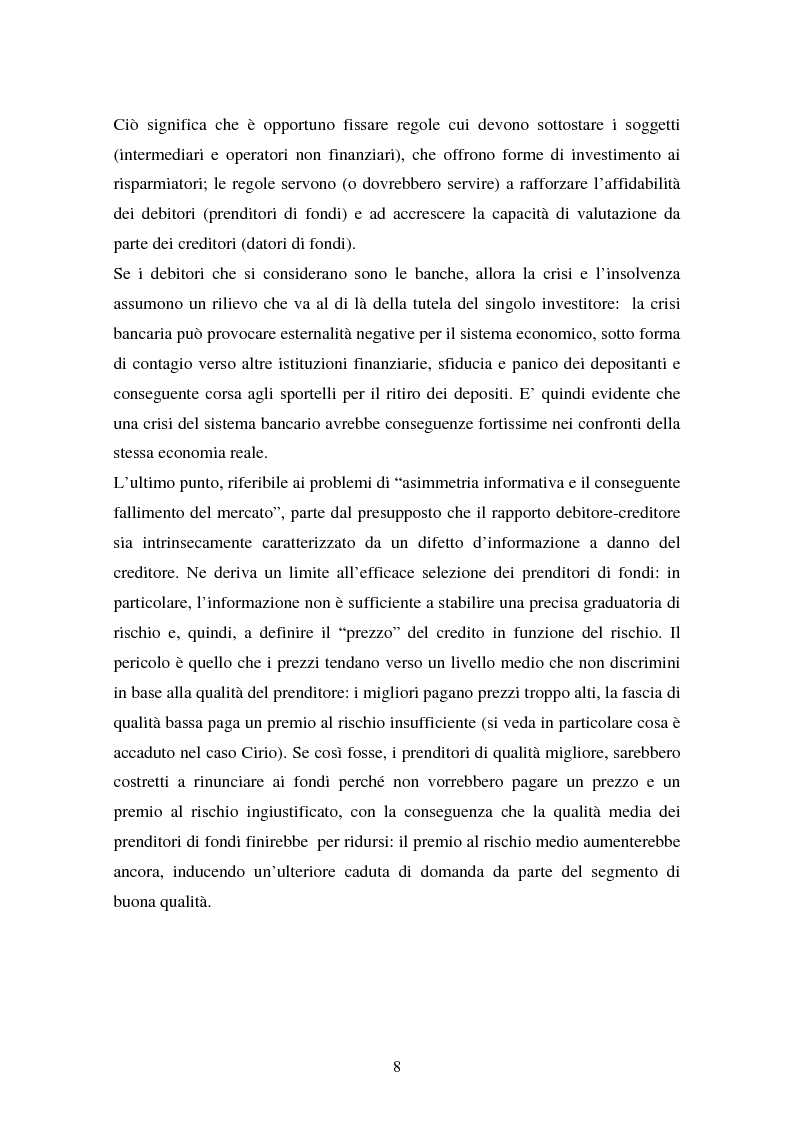 Anteprima della tesi: Il fallimento del sistema dei controlli interni ed esterni nel caso Parmalat, Pagina 8