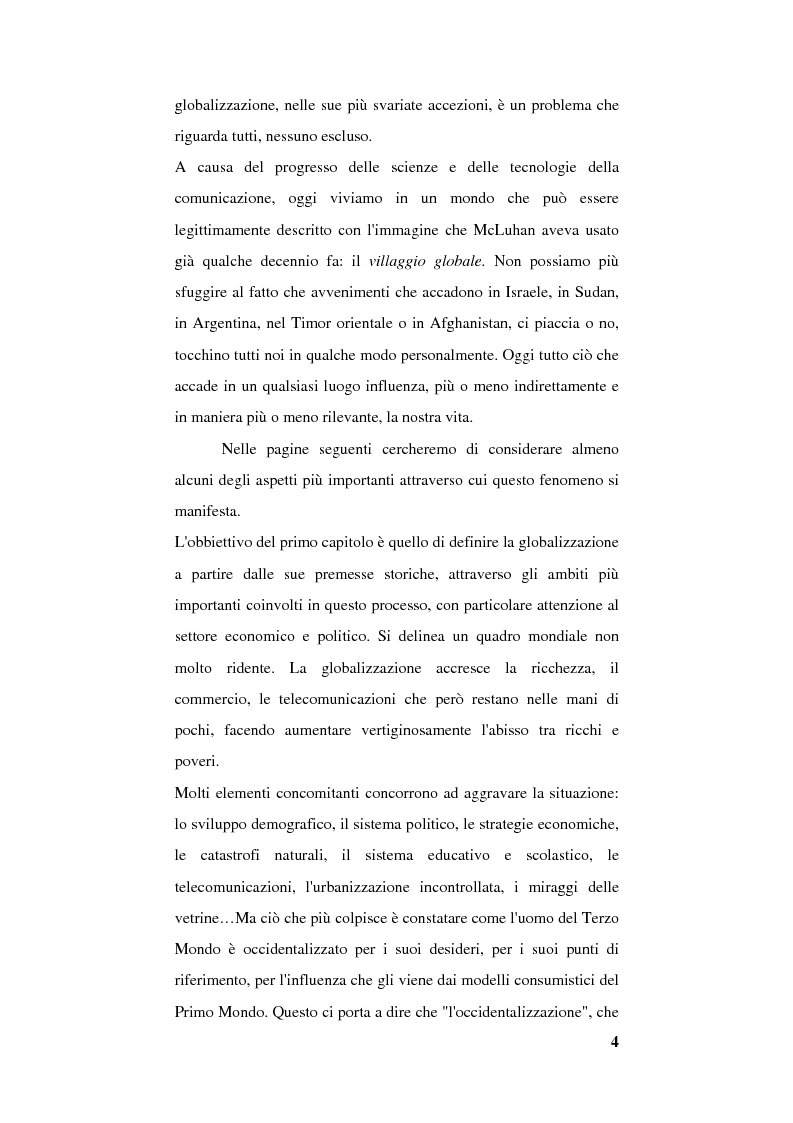 Anteprima della tesi: Globalizzazione e occidentalizzazione del mondo. Problemi e interpretazioni, Pagina 2