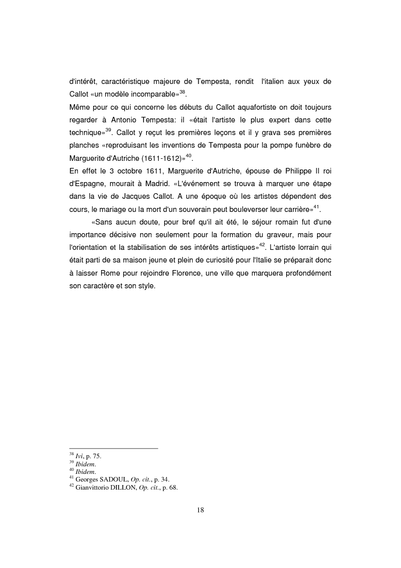 Anteprima della tesi: Etude sur Callot dans sa présence au Musée Lorrain de Nancy, Pagina 10