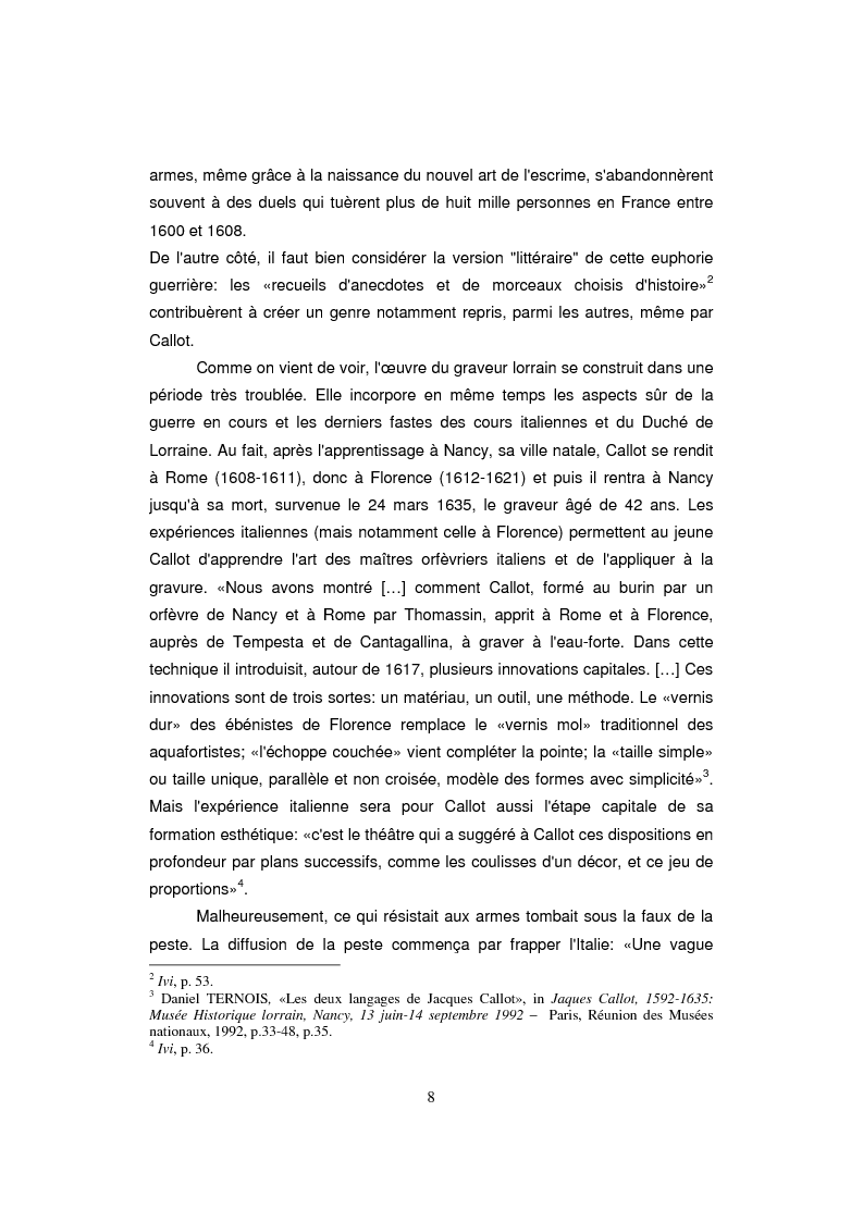 Anteprima della tesi: Etude sur Callot dans sa présence au Musée Lorrain de Nancy, Pagina 2