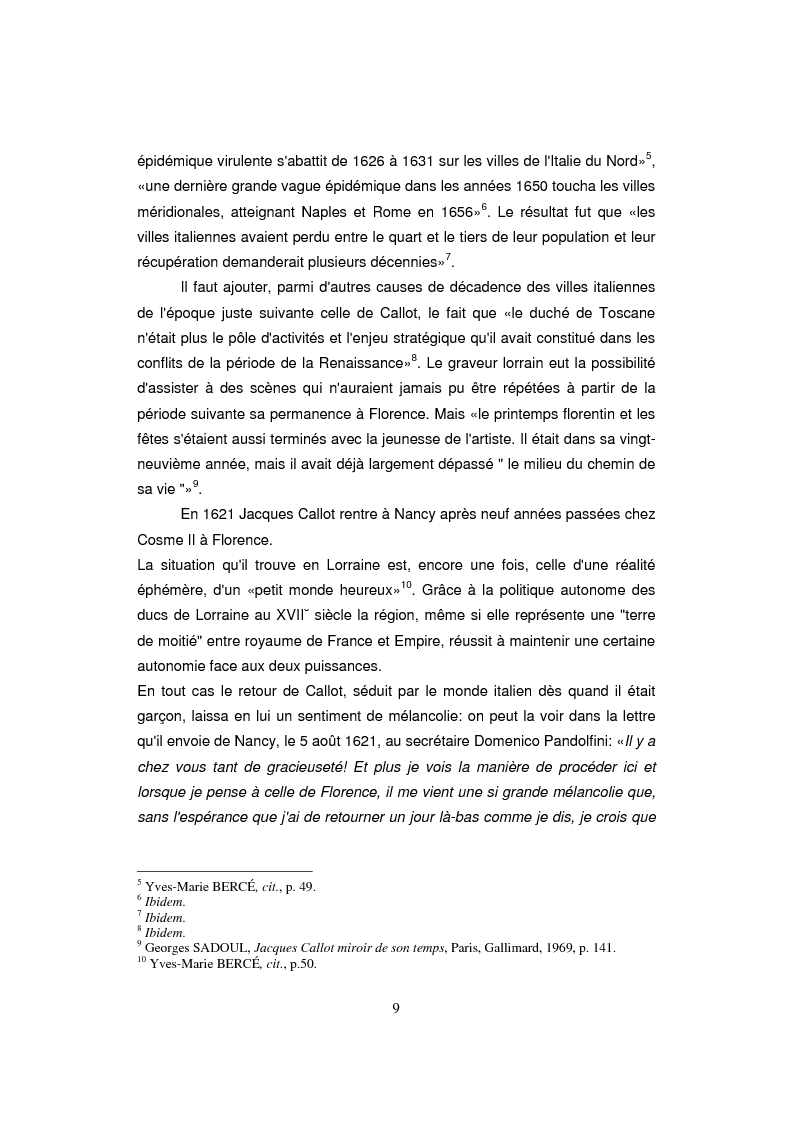 Anteprima della tesi: Etude sur Callot dans sa présence au Musée Lorrain de Nancy, Pagina 3