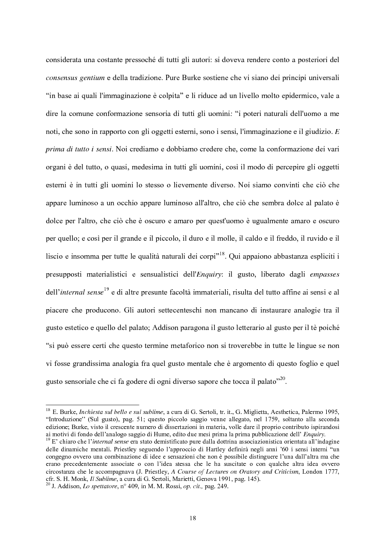 Anteprima della tesi: Burke e il sublime nella prima metà del 'Settecento inglese, Pagina 17