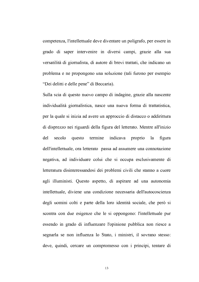 Anteprima della tesi: Il Caffè: discorsi di carattere etico-sociale, Pagina 9